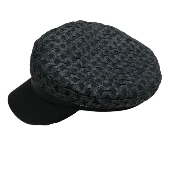 Textured Fisherman’s Cap. Black. Initial M in gold with bling. Fishermancore - Picture 1 of 11
